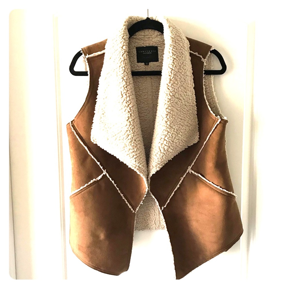 Vest faux Sherpa   Size: M  Sanctuary Clothing